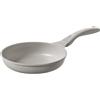 Redchef Padella In Ceramica 24cm Con Rivestimento Antiaderente, Padella Per Induzione, Padella Per Omelette, Pentole Senza PTFE & PFAS & PFOA, Resistente Ai Graffi Lavabile In Lavastoviglie, Grau