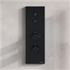 Fortis termostatico, 2 uscite, installazione verticale, per corpo incasso Blocco, 50722THMB, Blocco nero opaco [Rubinetteria Bagno > Rubinetteria Doccia]