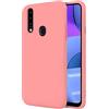 TBOC Cover Compatibile con Samsung Galaxy A20s [6.5] Custodia Rigida [Rosa] Silicone Liquido [Sensazione Morbida] Fodera Interna Microfibra [Protegge Fotocamera] Antiscivole Resistente Graffi
