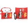 LEWOTE Compatibile con Airpods 4 Caso Protettivo Divertente Carino Cartoon Cover con Portachiavi (Doritos)