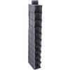 WELL HOME MOBILIARIO & DECORACIÓN Well Home Organizer per scarpe a 10 ripiani con design leggero e resistente, 30 x 15 x 120 cm