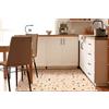 VINILIKO, Tappeto in vinile stampato PVC antiscivolo per cucina soggiorno lavabile Terrazzo Helena 100 x 133 cm