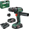 Bosch trapano battente-avvitatore batteria AdvancedImpact 18V-80 QuickSnap (foratura a percussione/avvitamento; 18V; brushless; 82Nm; mandrino metallo 13mm; batteria e caricabatt.)