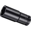 CoCud Presa Impatto Profondo, Bussola 1/2 Drive 23mm, Acciaio Cr-V Design Angoli Arrotondati 6 Punti Punta Percussione Profonda - (Applicazioni: Installazione e Rimozione Viti)