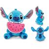 Disney SIMBA Peluche Stitch con anguria 25 cm, licenza Disney 100% originale, adatto per tutte le età (6315870192)