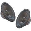 PLUG & SOUND Coppia woofer 20 cm 8 Ohm 8 pollici ** 200w x 2 ** altoparlanti 200mm 21 cm 210mm ricambi casse acustiche attive o passive