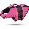 CITÉTOILE Giubbotti di Salvataggio per Cani, Regolabile Salvagente per Animali con Manico, Costume da Bagno di Sicurezza in Acqua per la Vela in Piscina Sulla Spiaggia, Rosa, XXL