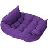 Lukery Cuccia per Cani Cuccia per Gatti, Cuscino Morbido Lavabile Letto Antistress per Animali Domestici per Cani di Piccola, Media e Grande Taglia (S-30x25cm,Viola)