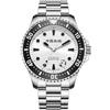 Sea Gull SEA-GULL Orologio da uomo Rolling Panda Design 100M Diving Orologi Automatico Meccanico Orologio Da Polso Ocean Series 816.17.1066, bianco