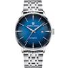 TYBERLEY Moda Uomo Orologio Meccanico Automatico Acciaio Inox Cinturino in Pelle Impermeabile Semplice Orologi da Polso Business sportivo PD2770