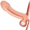 EMNIPOR Morbido Realistico Colore Della Carne Manica Del Pene Manica Estensione Guaina Anello Del Pene con Barella Palla Riutilizzabile Estensore Del Pene per Uomini Giocattoli Sessuali Per Adulti