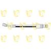 UNIGOM Tubo freno 377701 ANTERIORE Lunghezza: 312mm Compatibilità con OPEL Corsa C Hatchback X01 COMBO Cassone/Furgonato/Promiscuo COMBO Tour Tigra TwinTop X04 Corsa C Van X01