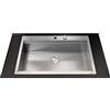 FOSTER Lavello Cucina 1 Vasca Sottotop Larghezza 85 cm materiale Acciaio Inox finitura Spazzolata - 1025 050 Milano