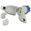 FANTON Adattatore CEE da spina CEE 16A a una presa bipasso-schuko IP44