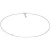Elli Collana Donne Girocollo Solitario con Cristallo di Zirconia in Argento Sterlino 925