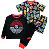 Pokémon Pigiami Ragazzi | Confezione da 2 Pigiami Pikachu per Bambini | Doppiopack di Pigiamone per Ragazzi | Merchandise Ufficiale | Multicolore | 11-12 Anni