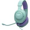 JBL Quantum 100M2 Auricolare Cablato A Padiglione Gaming Ciano