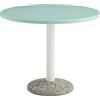 Hay - Tavolo rotondo Ceramic - Verde - Cemento effetto terrazzo - Designer Muller Van Severen