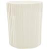 Kartell - Tavolino d'appoggio Corteza - Bianco - Polietilene riciclato - Designer Patricia Urquiola