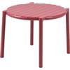 NARDI - Tavolino Doga - Rosso - Resina in fibra di vetro - Designer Raffaello Galiotto