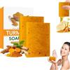 Gokame Turmeric & Kojic Acid Brightening Soap Bar, Natural for Face Body Glow up Acne, Turmeric Soap Bar, Lemon Turmeric Kojic Acid Soap, Deep Cleansing For Face & Body, 50g (2, 2pcs)