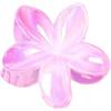 Blausky 2 fermagli per capelli in acrilico a forma di fiore hawaiano, per donne e donne, spessi/sottili, rosa