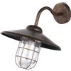 Eglo Leuchten my light Applique Melgoa rustica marrone stile lampara da esterno IP44 1XE27 94863/20