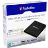 VERBATIM 43888 BLU RAY WRITER ESTERNO ULTRA HD 4K USB 3.1