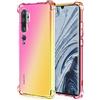 HUANGTAOLI Cover per Xiaomi Mi Note 10 Pro, Custodia in Morbida Silicone Protettiva Bumper Colorato Cover per Xiaomi Mi Note 10 Pro