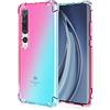 HUANGTAOLI Custodia per Xiaomi Mi 10 Pro, Rinforzare la con Angoli Protettiva Silicone Colorato Bumper Cover per Xiaomi Mi 10 Pro