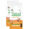 NATURAL TRAINER Kit Risparmio 2x7KG Natural Trainer Sensitive Dog No Gluten Adult Mini SALMONE