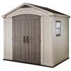 Keter casetta da giardino in resina FACTOR 8x6 BEIGE MENSOLE INCLUSE