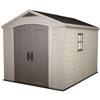 Keter casetta da giardino in resina FACTOR 8x11 BEIGE MENSOLE INCLUSE