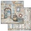 Carta Scrap Silent Sea Barile Stamperia