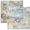 Carta Scrap Silent Sea Paesaggio Stamperia