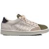 PANCHIC SCARPA ALLACCIATA P01 UOMO IN PELLE E SUEDE IVORY-MILITARY OLIVE