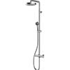 BOSSINI - OKI colonna doccia in ottone set completo diametro 20/25 cm miscelatore monocomando - L10188/L10228 : Diametro - 25 cm