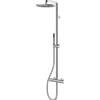 BOSSINI - TETIS colonna doccia in ottone set completo diametro 20/25/30 cm miscelatore termostatico - L10190/L10177/L10218 : Diametro - 30 cm