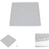 Moni materasso per box Comfort 88 x 88 x 5 cm, per culla, rivestimento lavabile, colorazione:stelle grigie