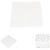Moni materasso per box Comfort 88 x 88 x 5 cm, per culla, rivestimento lavabile, colorazione:bianco