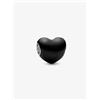 Pandora Charm Cuore Metallico Nero Donna Pandora