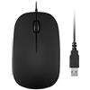 Perixx PERIMICE-201UB, Mouse ottico con filo - USB - 3 Buttons - 800dpi - 1.5m Cavo - Nero