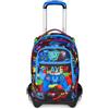 ZAINO TROLLEY SJ SEVEN JACK 3 RUOTE GAME LED BOY