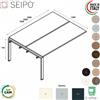 SEIPO BRIDGE allungo scrivania Benches P1250 struttura metallica Seipo - BR.0311 12 13