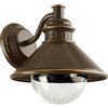 Eglo Leuchten my light Applique Albacete stile rustico marrone e oro da esterno IP44 1XE27 96262/20
