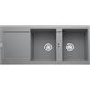 FRANKE Lavello 2 Vasche, Serie Maris MRG 621, Installazione Standard, 116 cm, Fragranite Stone Grey - 114.0066.716 -