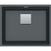 FRANKE Lavello 1 Vasca, Serie Kubus 2 KNG 110-52, Installazione Sottotop, 56 cm, Fragranite Grafite - 125.0529.590 - ULTIMI PEZZI