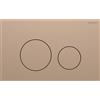 PLACCA DI COMANDO GEBERIT SIGMA 40 ROUND ACCIAIO INOX ORO ROSSO SPAZZOLATO 115.628.QB.1