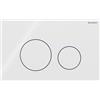 PLACCA DI COMANDO GEBERIT SIGMA 40 ROUND VETRO BIANCO 115.628.SI.1