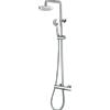 BOSSINI - AGUA colonna doccia in ottone set completo diametro 21 cm miscelatore a scelta - L10053/L10050 : Miscelatore - Miscelatore termostatico